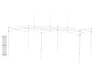 Faltzelt / Eventzelt E-Z UP Eclipse 3 x 6m - inkl. 4c Dach Bedruckung | Faltzelt | brandamba.com