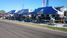 Faltzelt / Eventzelt E-Z UP Eclipse 3 x 6m - inkl. 4c Dach Bedruckung | Faltzelt | brandamba.com