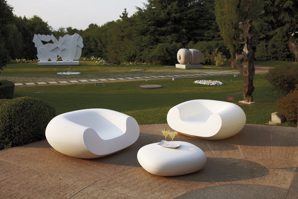 Hocker / Beistelltisch SLIDE CHUBBY LOW für Indoor + Outdoor | Sitzmöbel | brandamba.com