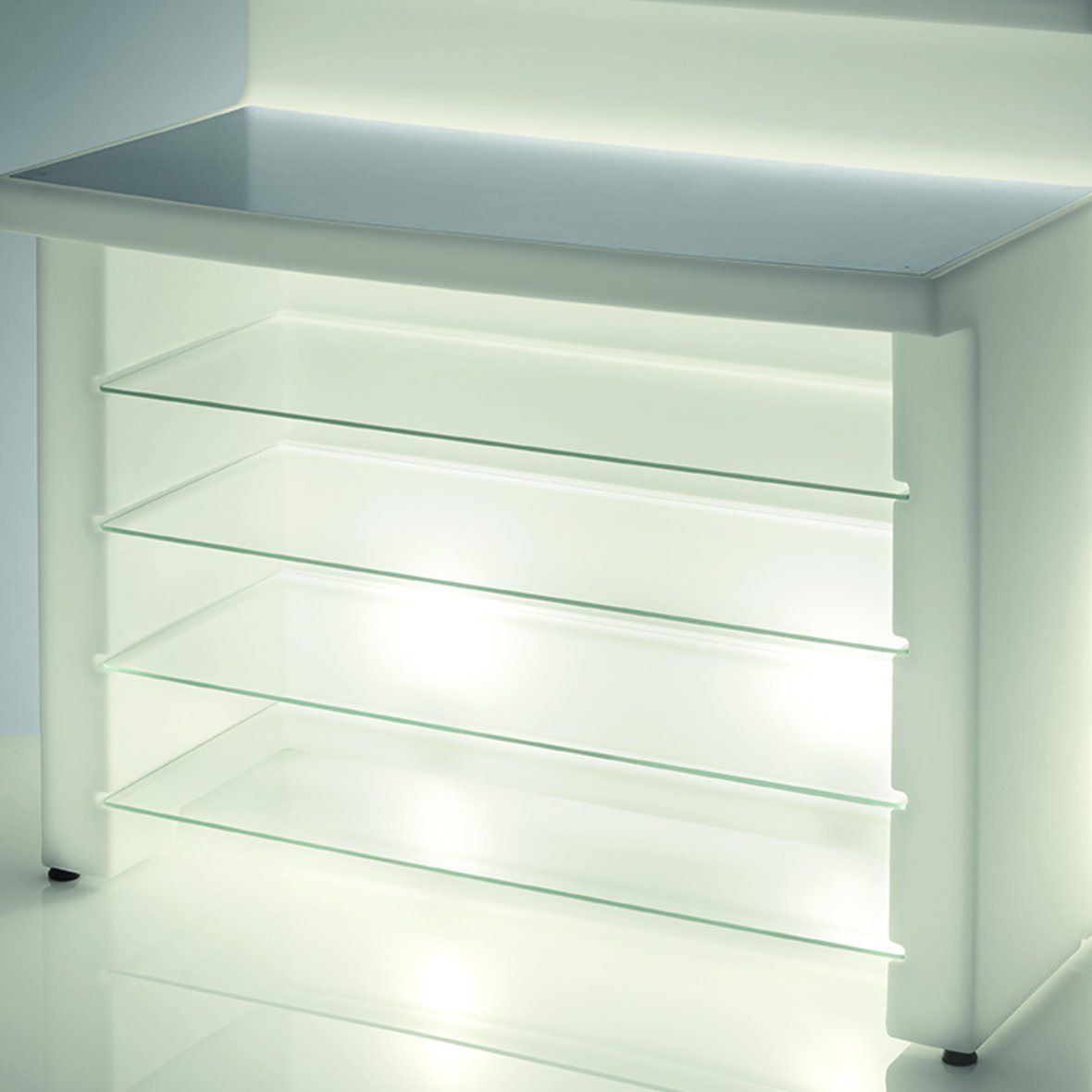 Regalboden SHELF für Slide Leucht-Theke BREAK LINE | LED Theke | brandamba.com