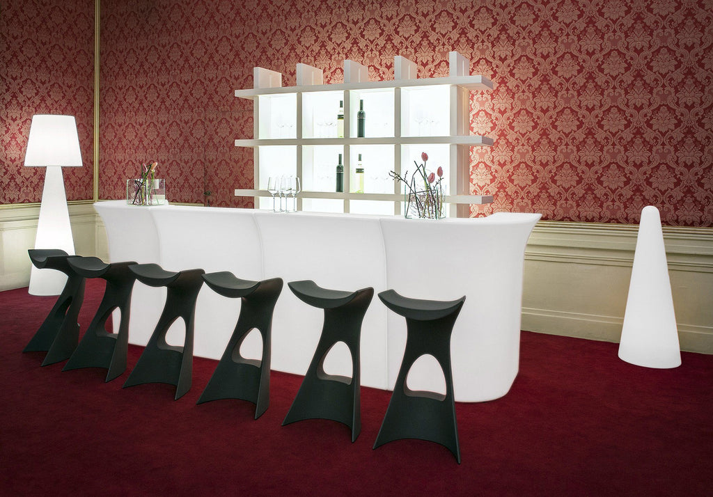 Slide JUMBO BAR Leuchttheke Eventtheke Gerades Element | LED Theke | brandamba.com
