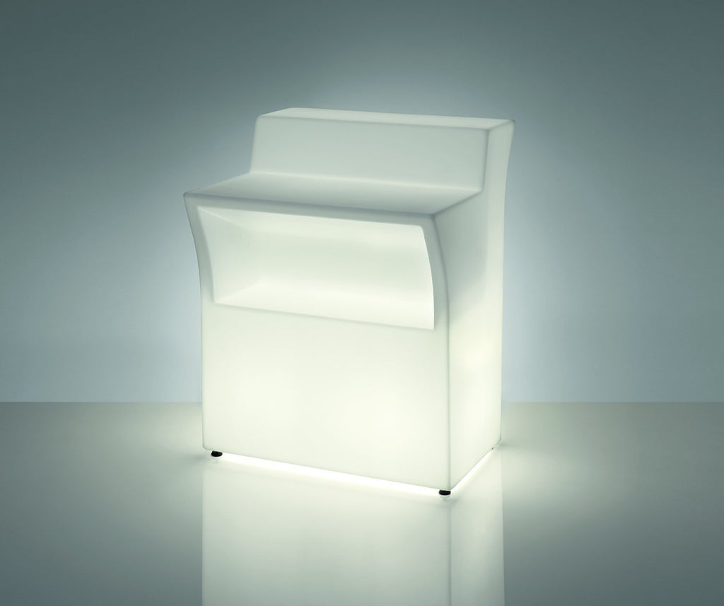 Slide JUMBO BAR Leuchttheke Eventtheke Gerades Element | LED Theke | brandamba.com