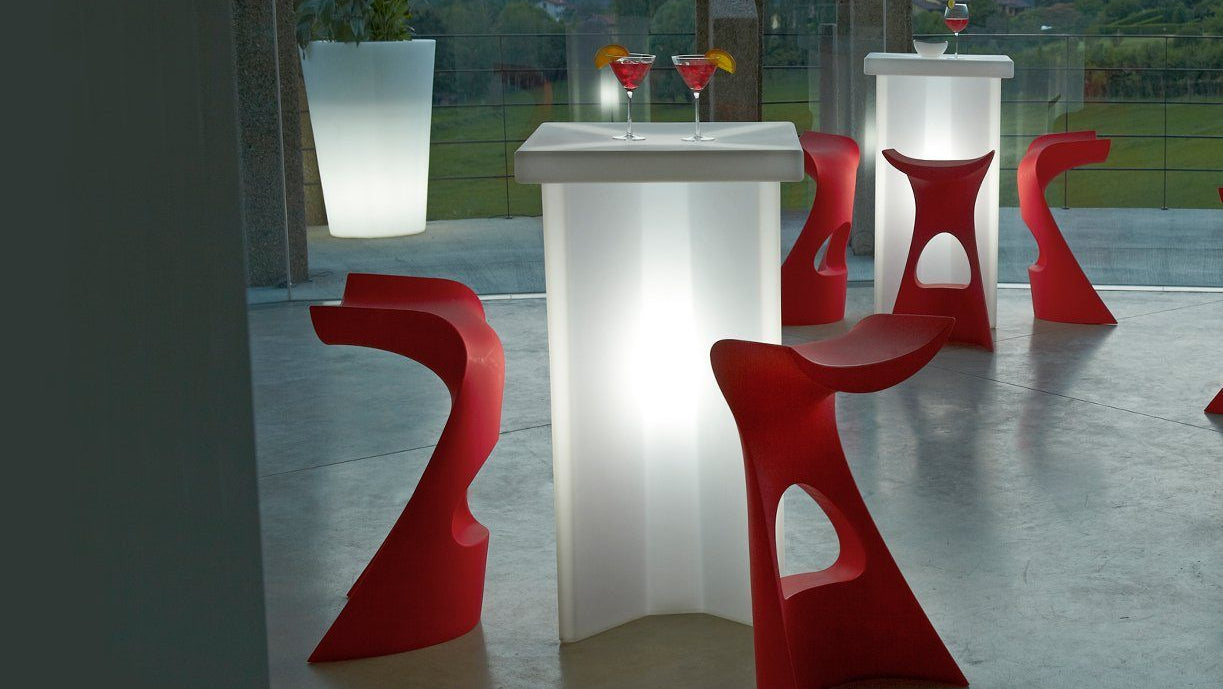Slide Leucht-Stehtisch X2 für Indoor + Outdoor | Tische | brandamba.com