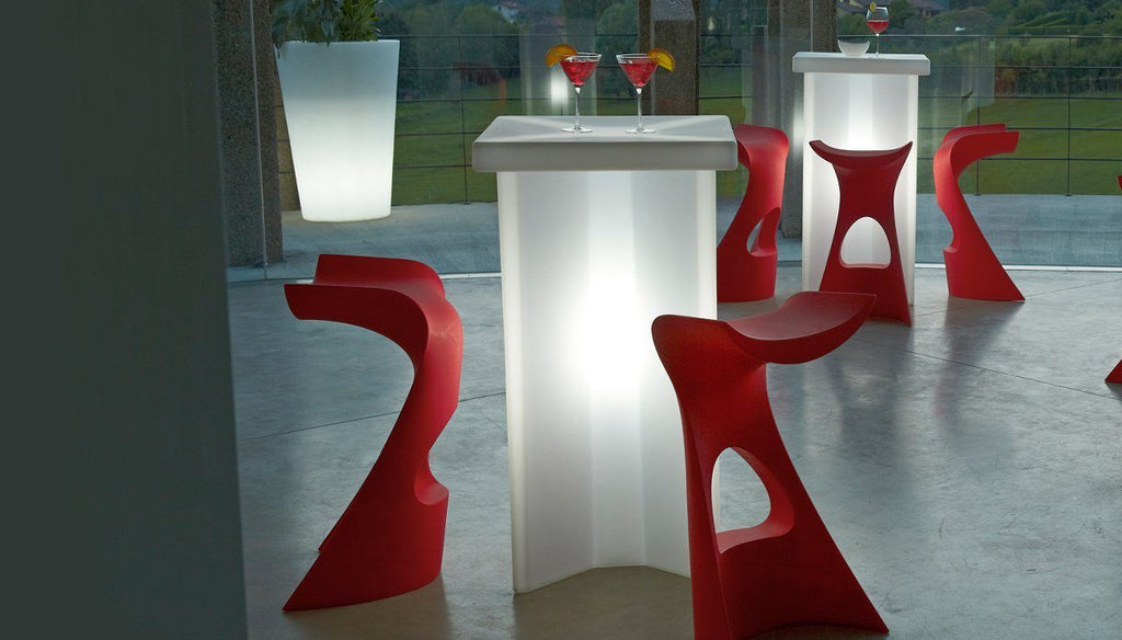Slide Leucht-Stehtisch X2 für Indoor + Outdoor | Tische | brandamba.com