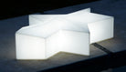 beleuchtbare Sitzbank Hocker SLIDE GLACÉ für Indoor + Outdoor | Sitzmöbel | brandamba.com