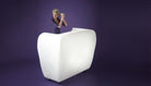 Slide ROLLER BAR mit BEER DISPENSER beleuchtbare Rolltheke mit Zapfanlage | Theken | brandamba.com