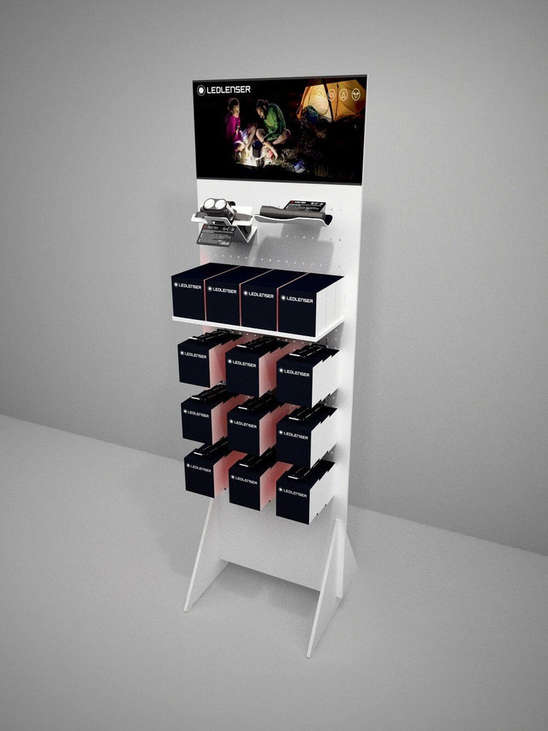 Steckdisplay Bodenaufsteller - SMART POS Display | POS Bodenaufsteller | brandamba.com