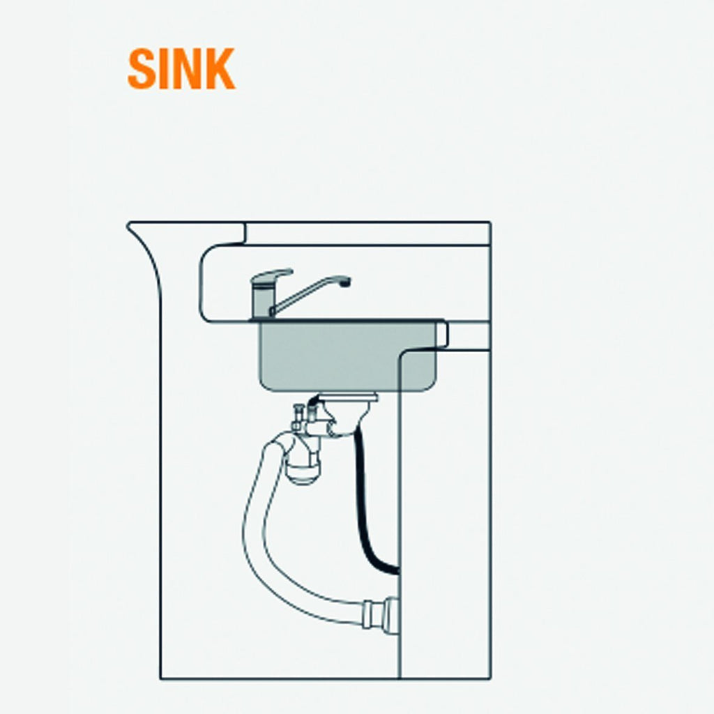 Waschbecken SINK für Slide Theke BREAK Corner | brandamba.com